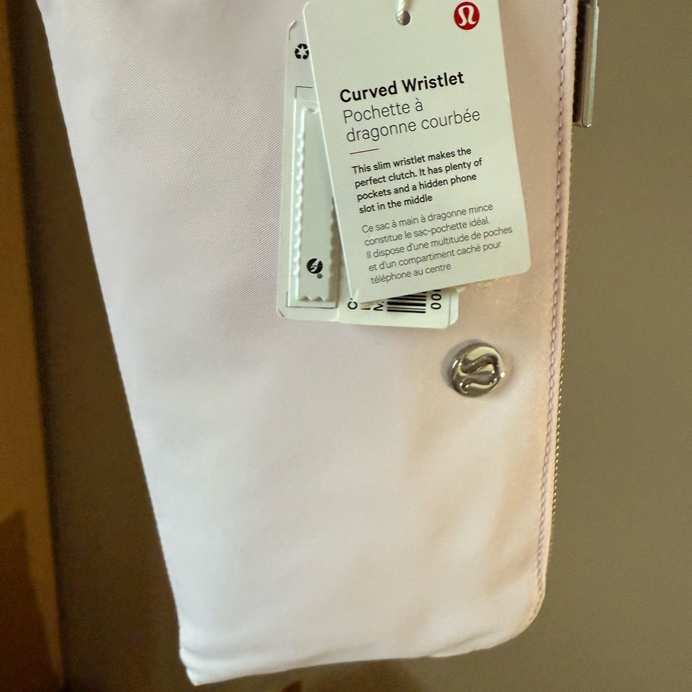 Lululemon Pink Curved Wristlet